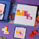 Holzfleischbällchen Magnetische Tier Puzzle Tetris Kinder Spaß Interpunktion Interpunktion Logik Weltraum Training Frühe Bildung Tierlogik Tetris
