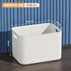 Baishengniu sundries storage box household wardrobe clothes storage box toy snack storage box plastic storage basket storage box tall extra large without cover