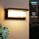 Micro outdoor wall lamp waterproof aisle stair courtyard door outdoor led super bright waterproof lamp balcony bathroom wall lamp B type large 50W neutral light (sensor type)