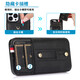Qiao Huanhuan's new card bag is suitable for Apple 14 Promax mobile phone case can be equipped with access control card ID photo iPhone 13 with fingers Blue finger ring card leather case iPhone 12