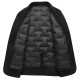 Traje corto de chaqueta para hombres de lana de doble cara Romon Liner de lana de invierno PD688081 Black L [Recomendado 105-120 Jin [Jin es igual a 0.5 kg]]
