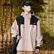 JEEP SPIRIT Jeep jacket jacket for men and women in autumn and winter new outdoor three-in-one windproof and warm mountaineering clothing detachable jacket for men and women Ivory white-three-in-one M (recommended 135-150 Jin Jin equals 0.5 kg)