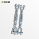 Huilide biao alambre cesta de flores tornillo tensor din1478 cuerpo de cuerpo cerrado orquídeo tornillo de tornillo canasta de flores perno cerrado Tipo 1478 m12*125 mm Longitud del cuerpo Franja entera