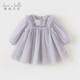 David Bella children's dress spring and autumn girls' fashionable mesh princess dress baby dress children's clothing