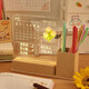 Zhenxi Valentine's Day Teacher's Day Birthday Gift for Women Practical School Opening Gift for Junior High School Students Night Light Pen Holder Tulip Pen Holder Night Light [Gift Bag]
