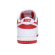 Nike (NIKE) Men's White and Red DUNK LOW RETRO Board Shoes Sports and Casual Shoes DD1391-600 38.5