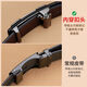 Romon belt men's genuine leather toothless inner wear automatic buckle belt pure cowhide trouser belt birthday gift for boyfriend and husband black casual style