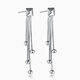 Pt.Charm Platinum Earrings Platinum Earrings pt950 Earrings Women's Earrings New Products Valentine's Day Gifts Chinese Valentine's Day In Stock 4-4.1g Pair