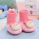 Sweet Chengzhi Baby Baumwollschuhe plus Samt verdickte 6-9-12 Monatsschuh Schuhe Nicht schlupfhafte, atmungsaktive Männer und Frauen Babyschuhe x831 Bienengrau 12 innere Länge 11,5 (0-5 Monate)