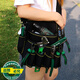 Fast Extra Large and Widened Electric Drill Waist Bag Waterproof and Safe Thick Electrician Waist Bag Wear-Resistant Woodworking Wallpaper Tool Bag Waist Bag (Including Belt and Strap)