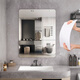 Anerya soft mirror wall sticker self-adhesive bathroom household acrylic full-body mirror bathroom face wash makeup mirror