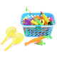 Fishing toys for parents, fishing pond, early education toys for children, fishing platform with magnetic refillable water, inflatable bed storage basket, children's toys, fishing toys