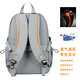 Cooler Rucksack für Herren -Rucksack große Kapazität Junior High School College Schulbeutel Geschäftsreise Tasche 15,6 Zoll Computerbeutel grau [75% Auswahl]
