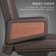 Furicco Genuine Leather Boss Silla Office Silla de clase grande Silla de oficinas de lujo de Light Silla de computadora en el hogar 3A Cowhide-Black (MND9901)