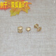 Xizan belt small screws handmade wheel nails pure copper belt I-shaped screws mother-in-law rivet accessories curved double plane 8*8