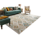 Zhonghong European and American carpet living room bedroom bedside coffee table American plaid personalized weaving machine washable home large area light luxury modern plaid 240*330CM