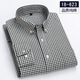 Yunting New Pure Cotton Plaid Shirt Herren-Langarm-Modegeschäft Casual Atmable-Hemd Britisch-Style 18-687 3xl/43