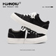 Zapatos de lona negra global para hombres en 2025 Zapatos de lona estudiantil de primavera y verano.