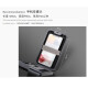 
European clip (OGON) made in France with multi-functional wallet, fashionable and trendy shoulder bag, backpack, men's and women's ID passport bag, sports mobile phone bag, black