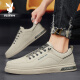 Playboy (Playboy) Herrenschuhe Herren 2025 Sommer lässige Schuhe Herren Trendy Board Shoes Herren Modegeschäft weiße Schuhe Beige 42