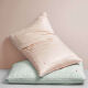 LOVO Life Pillow Silk Pillow Core Antibacterial Silk High-end Adult Low Pillow 47*73cm Green