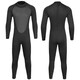 BLUE DIVE wetsuit for men 3mm fine embossed one-piece men's warm and wear-resistant fishing suit jellyfish suit surfing suit swimming and snorkeling 3mm black fine embossed XL