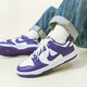耐克（Nike）板鞋男鞋2023春季新款Duck Low舒适低帮运动复古休闲鞋 潮品 DD1391-104/白紫 40.5