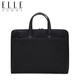 ELLE HOMME Business Men's Briefcase Nylon Composite Canvas Handbag Casual Computer Bag Men's Bag 03510 Black