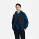Aigle Aigao Vest Vest Polartec Cálido y resistente al desgaste Sorona cómodos Black Ba841 L