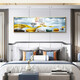 Tongdi Modern Simple Bedroom Decoration Peinture Nordic Style Salle PEINTURE PEINTURE COMPLET Hôtel B&B Hôtel Elk peinture de suspension 03 Jiahe Fugui 12147 Crystal Porcelain Painting 200 * 60 Recommandation de lit de 2 mètres personnalisé en cadre noir