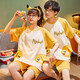 Jun junsui dimei Paar Pyjamas für Frauen im Sommer kurzärmelig Cartoon süße Baumwolle Sommer dünne Herren-Home-Kleidungsstücke mit kurzer Ärmel-Wx9923 Pikachu Frauen L (High 160-165 95-15jin [Jin gleich 0,5 kg]))