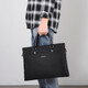 Fadelu Waterproof Waterproof Handbag Men's Briefcase Business Shoulder Messenger Bag Men's 14-inch Casual Computer Cloth Bag Black