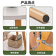 Quanpinwu Small Round Table Tea House for Living Room Simple Sofa Side Table Nordic Bedroom Bedside Table Mini Balcony Small Table [Recommended] Double-layer Warm White 40*40*50 Thickened Table Legs Increased Load-bearing