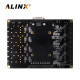 Alinx Black Gold FPGA Development Board Xilinx A7 Artix7 7200 7100 Multicanal Gigabit Ethernet Fiber óptica Fibra Video Transmisión Intercambio de datos XC7A200T 100T Ax7201 PAQUETE AN9767