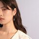Qlady temperament tassel drop earrings for women 2023 new silver needle earrings women's earrings niche design high-end white gold no Specifications