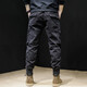 古先森美式复古工装裤男款宽松休闲裤男秋冬款哈伦裤潮牌束脚裤男长裤子 黑色 31 【125-135斤】