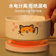 卉亦暮猫咪恒温加热饮水机酸奶机水碗猫喝水喂食喂水神器饮水器猫碗冬天 【850ml】纯黑陶瓷碗+基础恒温垫