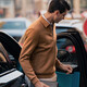 Mr. Stoff Revers gestrickte Wolljacke Herren Frühling und Herbst doppelseitige Taschen-Strickjacke Pullover Clearance Kamel M (170)