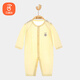 
Babyprints (Babyprints) baby jumpsuit pure cotton baby summer clothes children's home pajamas thin crawling clothes Class A soft yellow 90
