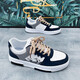 Changxiang Huili Board Schuhe Herren Sommerschuhe Herrenschuhe Großgröße Neues lässig atmungsaktive und vielseitige Teenager-Student Trend 45 Sportschuhe YJ-D920 Dunkelblau 45