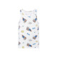 Adoring children's angel vest MODAL Paw Team Space Archie Hurdle Vest AK2114992 white print 120