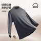 Septwolves [Pure Cotton Mid-Collar] Autumn Clothes and Autumn Pants Men's Windproof Neck Protector Half Turtle Collar Thermal Underwear Autumn and Winter Cotton Sweater Set
