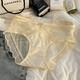
Yu Zhaolin (YUZHAOLIN) Pure Desire Women's Underwear Women's Mid-waist Breathable Sexy and Stainless Japanese Hips and Butts Sexy Girls Briefs Lace Edge YZL-NK684-Sexy Black + Milk Apricot + Murama Tea Yellow One Size (80-130Jin [Jin equals 0.5 kg])