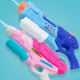 Leti children's water gun toy boys and girls large pull-out toy gun water fight artifact pink 1000ML birthday gift