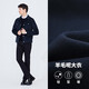 Navigare意大利小帆船纯羊毛夹克衫男秋冬保暖外套翻领时尚男装短装呢大衣 方钠石蓝 XL /52