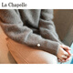 La Chapelle Small European Sweater Women's Chic Design Niche Tops Sweater Autumn and Winter Raccoon Velvet Pure 100 Automatic Heating Picture Color Pure 100 Automatic Heating M