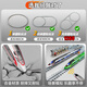 CHEZHI-Legierung Fernbedienung Hochgeschwindigkeitsbahnspielzeug Trainer Kinder Fuxing Emu Model China Harmony Train Boy Rundschlepper [Gesamtlänge beträgt ca. 4,8 Meter]