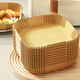 YOUQIN air fryer special paper oven oil-absorbing pad paper household food grease bowl high temperature resistant square baking silicone paper enlarged and thickened square * 50 sheets