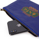 
M Square clutch mobile phone bag mini bag handbag travel debris storage data cable coin wallet card bag blue