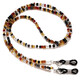 叕二啕 Glasses accessories hanging chain anti-slip glasses belt glasses retro fashion hanging neck presbyopic sunglasses chain presbyopic chain tortoiseshell color